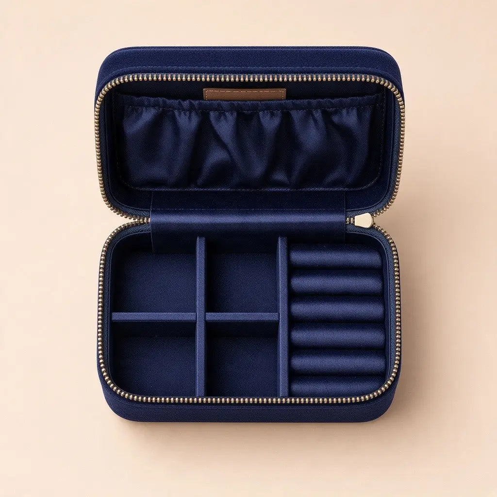 Written in the Stars Jewellery Box – Navy Velvet