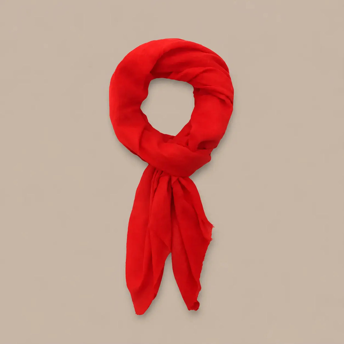 Classic Cashmere Scarf - Red