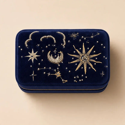 Written in the Stars Jewellery Box – Navy Velvet
