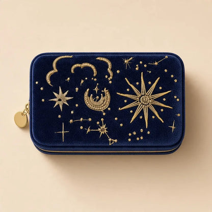 Written in the Stars Jewellery Box – Navy Velvet