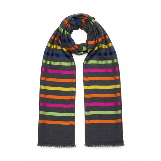 Rio Stripe Scarf Ocean Ray