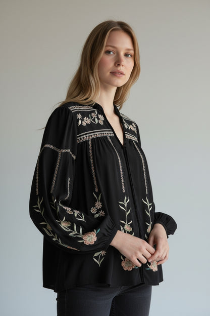 Bella Blouse Black