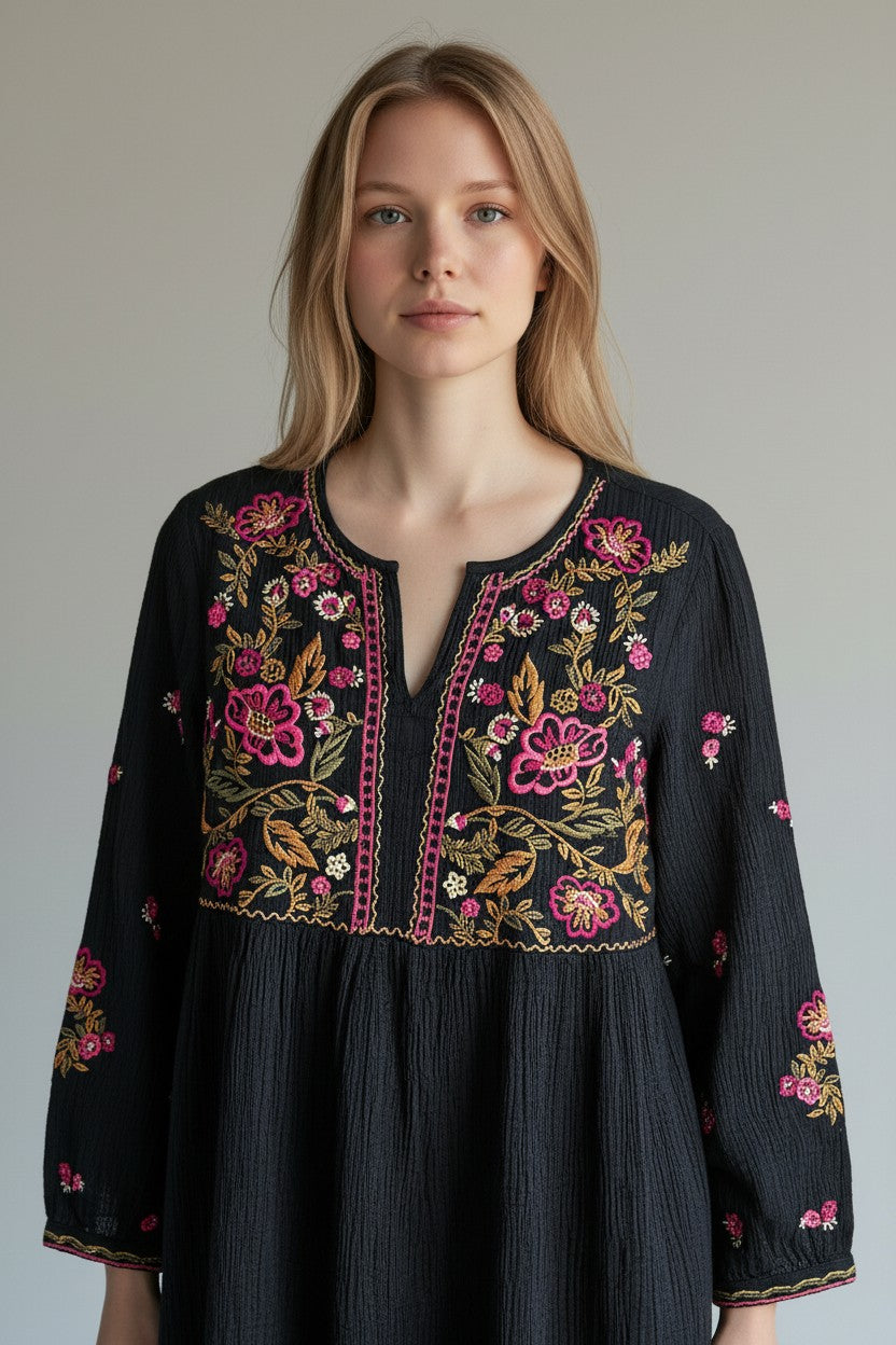 Sophie Blouse Navy