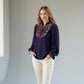 Liz Blouse Navy