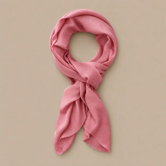 Classic Cashmere Scarf  - English Rose
