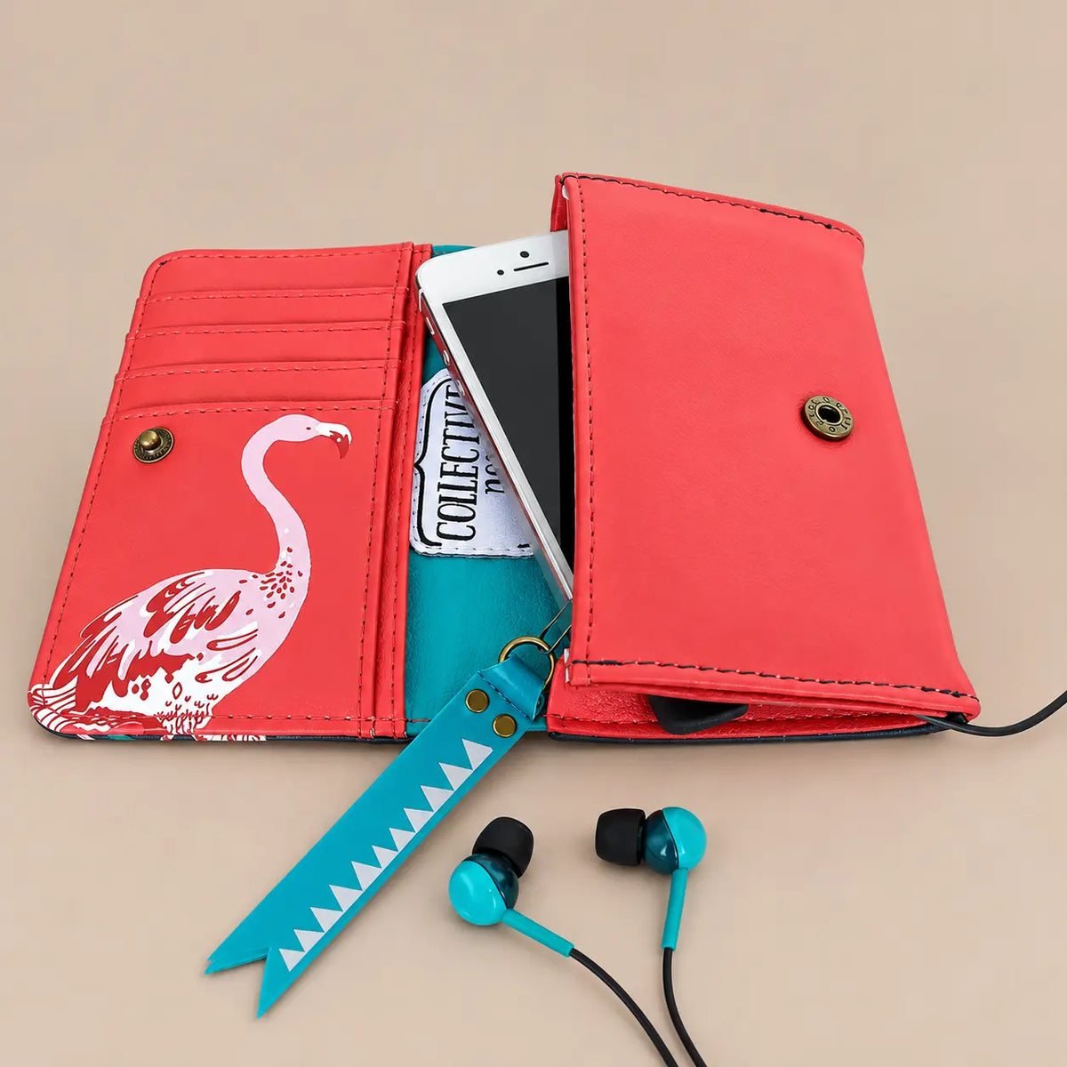 FLAMINGO PHONE WALLET Ocean Ray