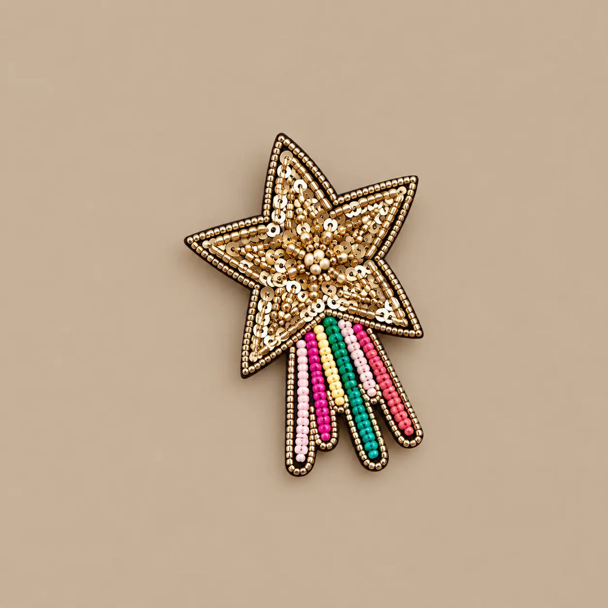 Stardust Handmade Shooting Star Brooch Ocean Ray London