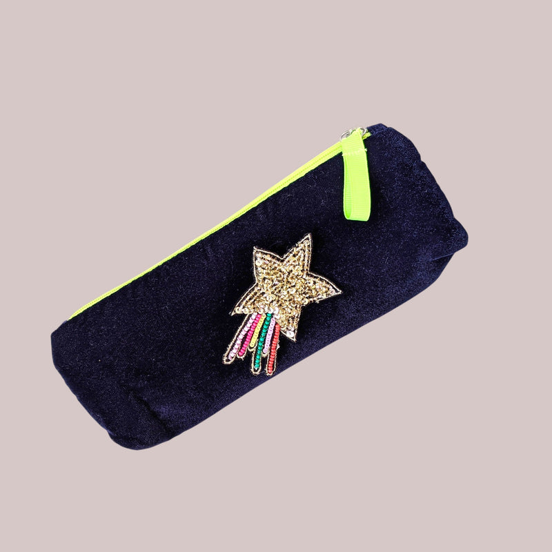 Pencil Case - Navy Ocean Ray London