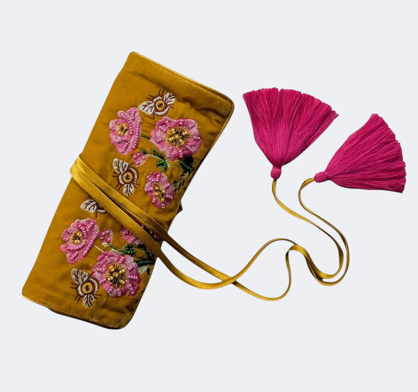 Summer Bee Jewellery Roll - Ocean Ray London