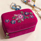 Floral Embroidered Jewellery Box