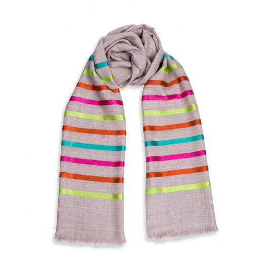 Summer Candy Stripe Scarf Ocean Ray