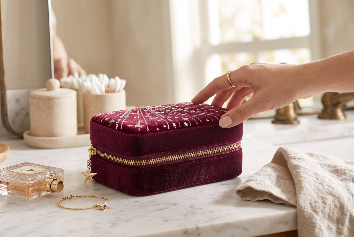 Sparkling Stars Wine Jewellery Box Ocean Ray London