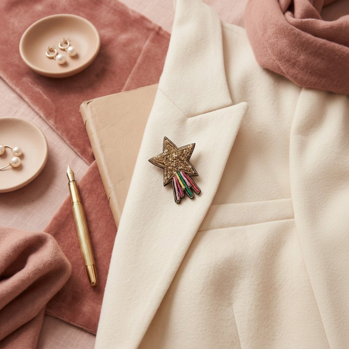 Shooting Star Brooch Ocean Ray London