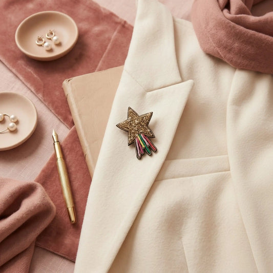 Shooting Star Brooch Ocean Ray London