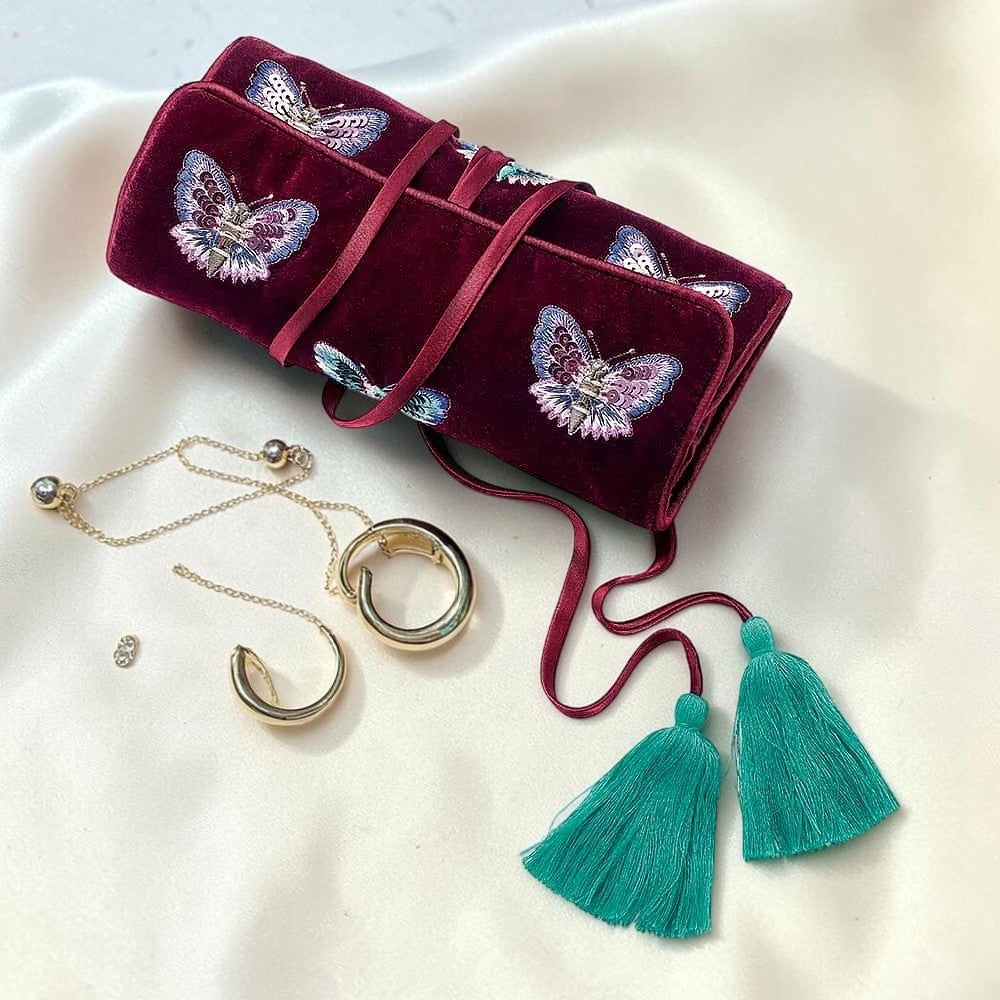 Butterfly Jewellary Roll Ocean Ray London