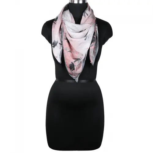 Floral Silk Scarf # 60006 - Ocean Ray London