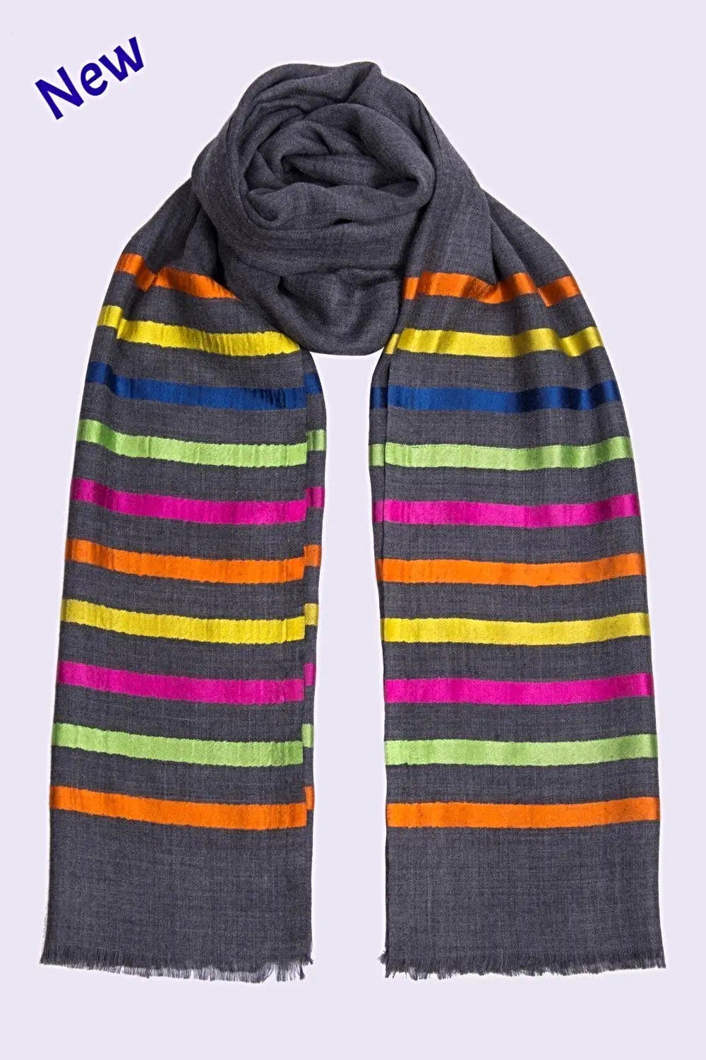 Rio Stripe Scarf Ocean Ray