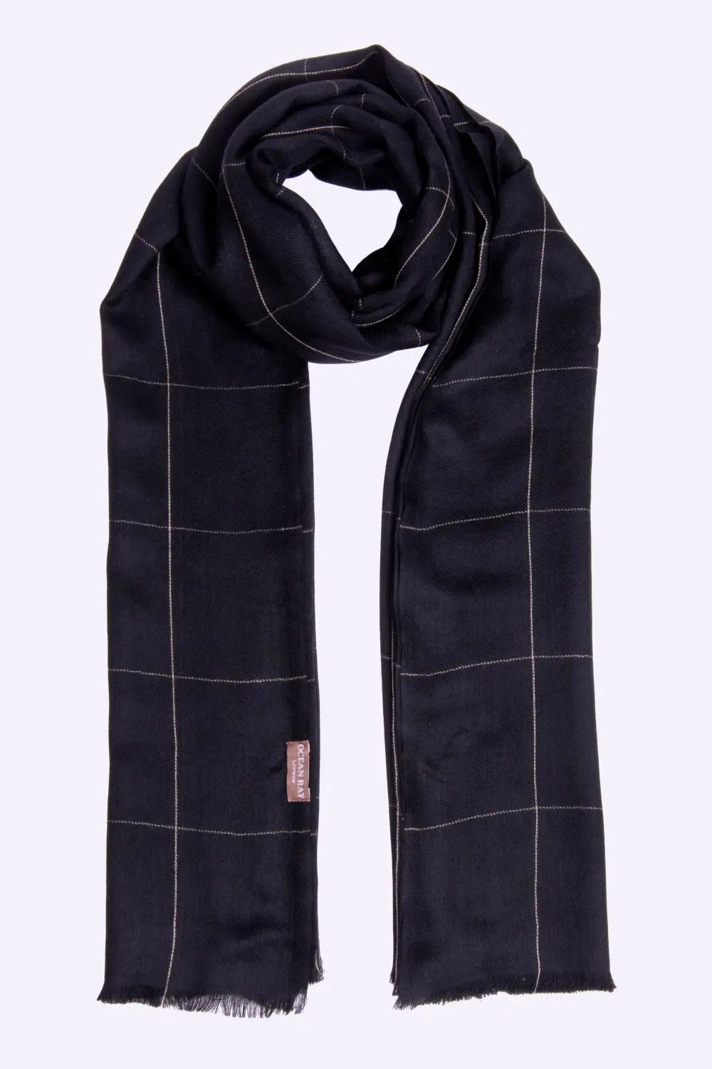 Fine cashmere Kiara Scarf - Hot Pink Ocean Ray