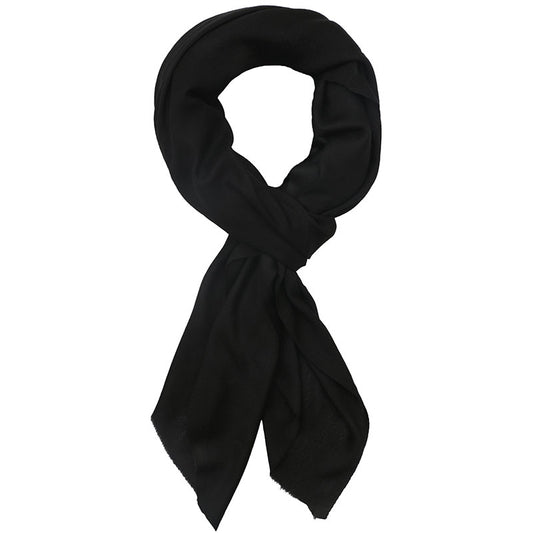 Classic Cashmere Scarf - Black