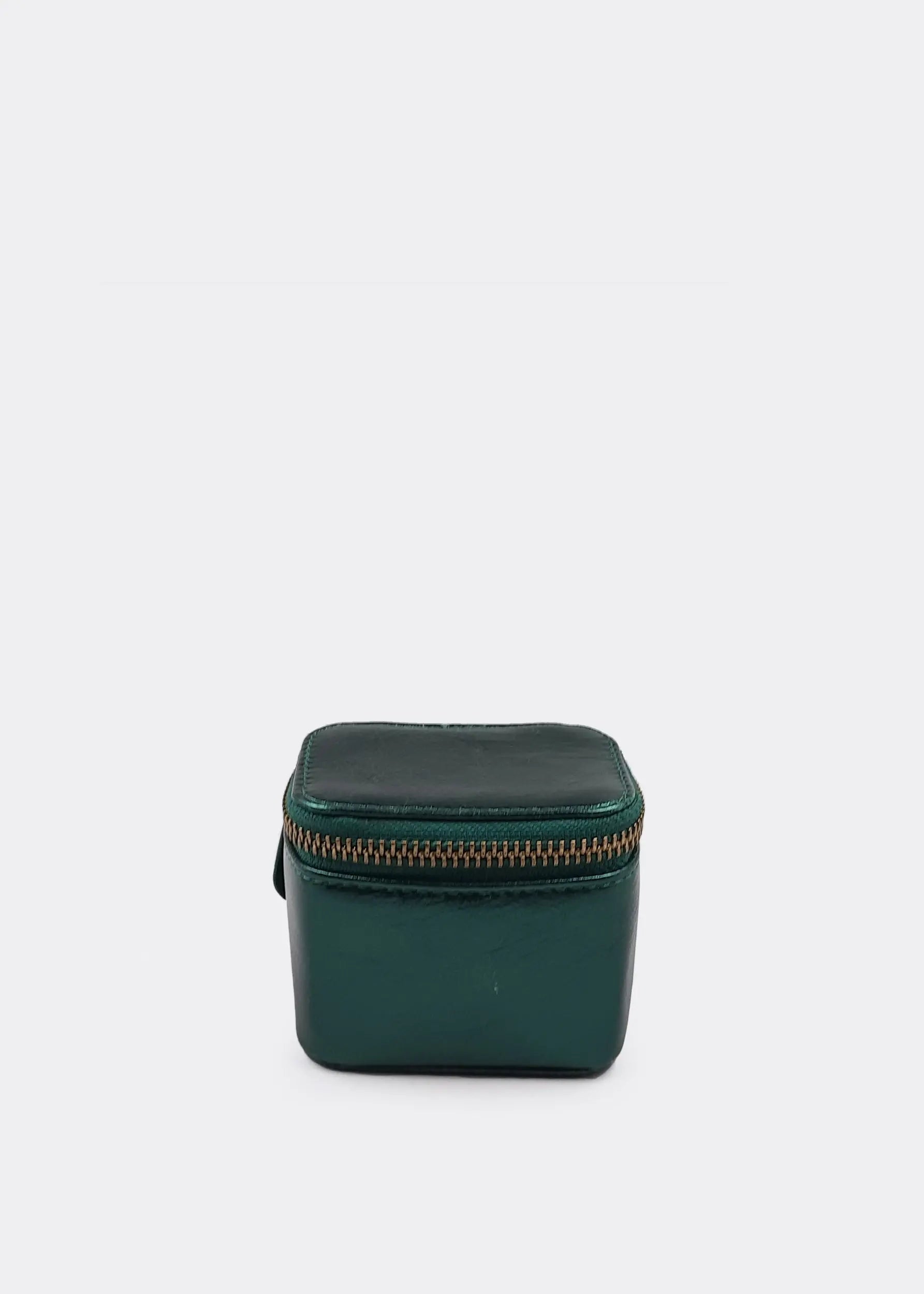 Mini N Mighty Jewellery Box Metallic Green Ocean Ray London
