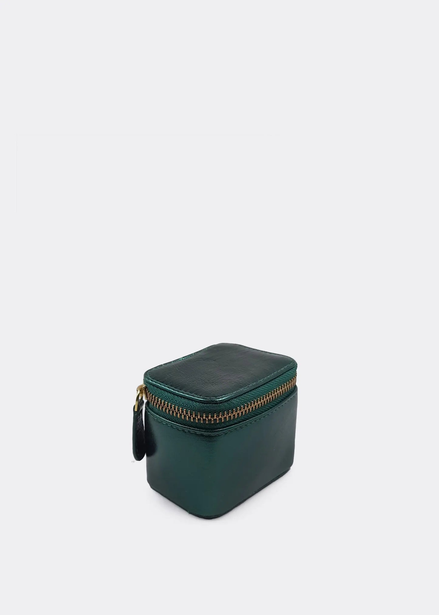Mini N Mighty Jewellery Box Metallic Green Ocean Ray London