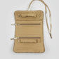 Jewellery Roll Gold Leather Ocean Ray London