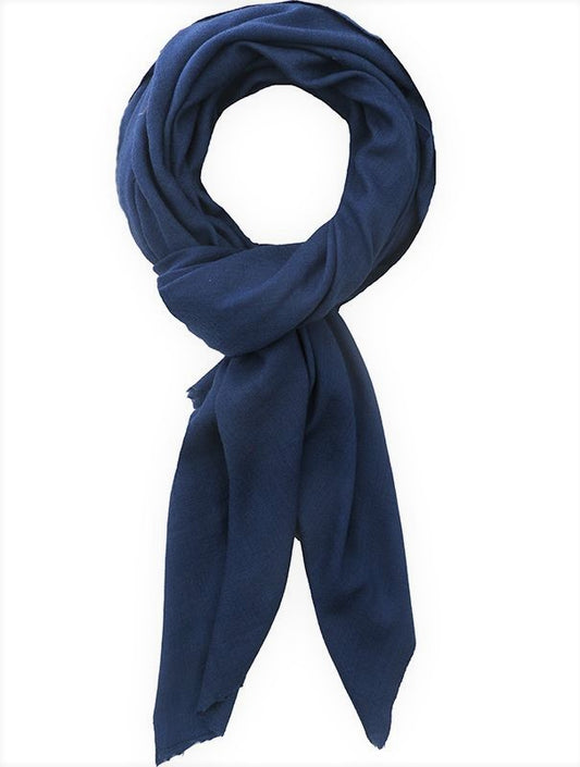 Classic Cashmere  Scarf - Classic Blue