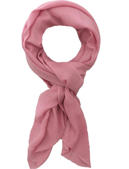 Classic Cashmere Scarf  - English Rose