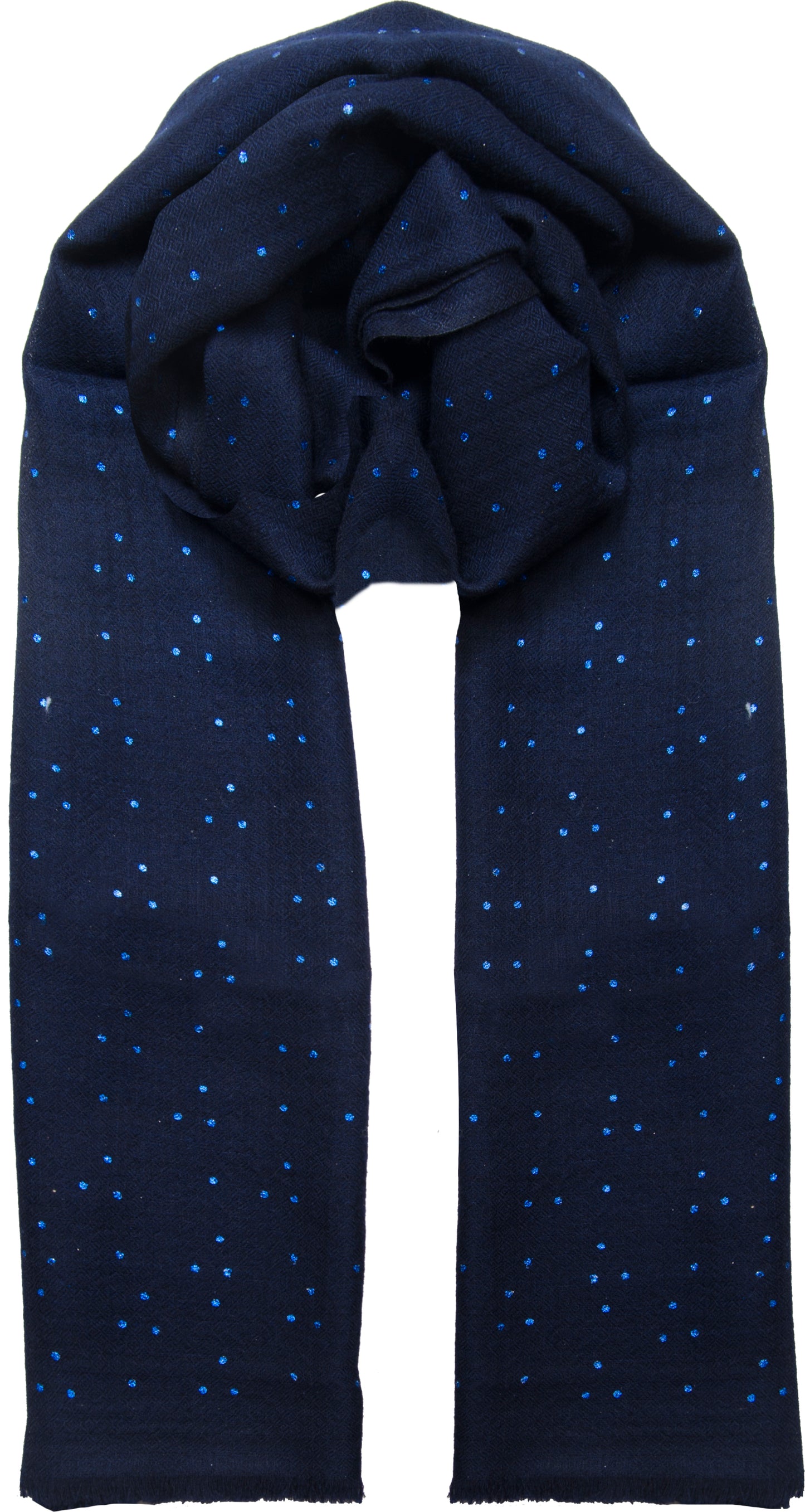 Foil Dot Wool Scarf
