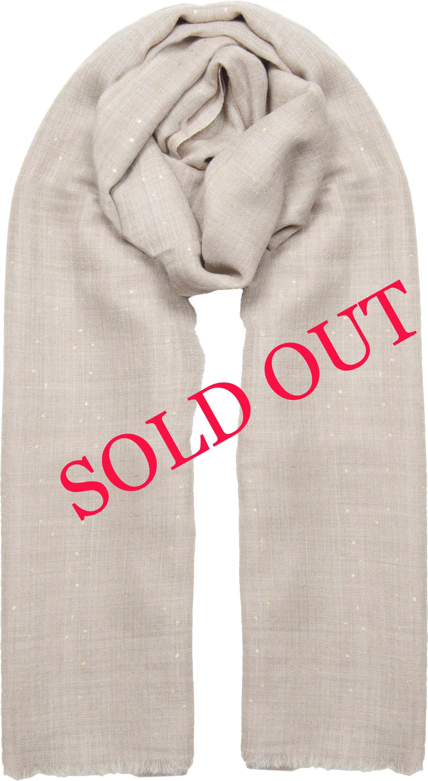 Foil Dot Wool Scarf