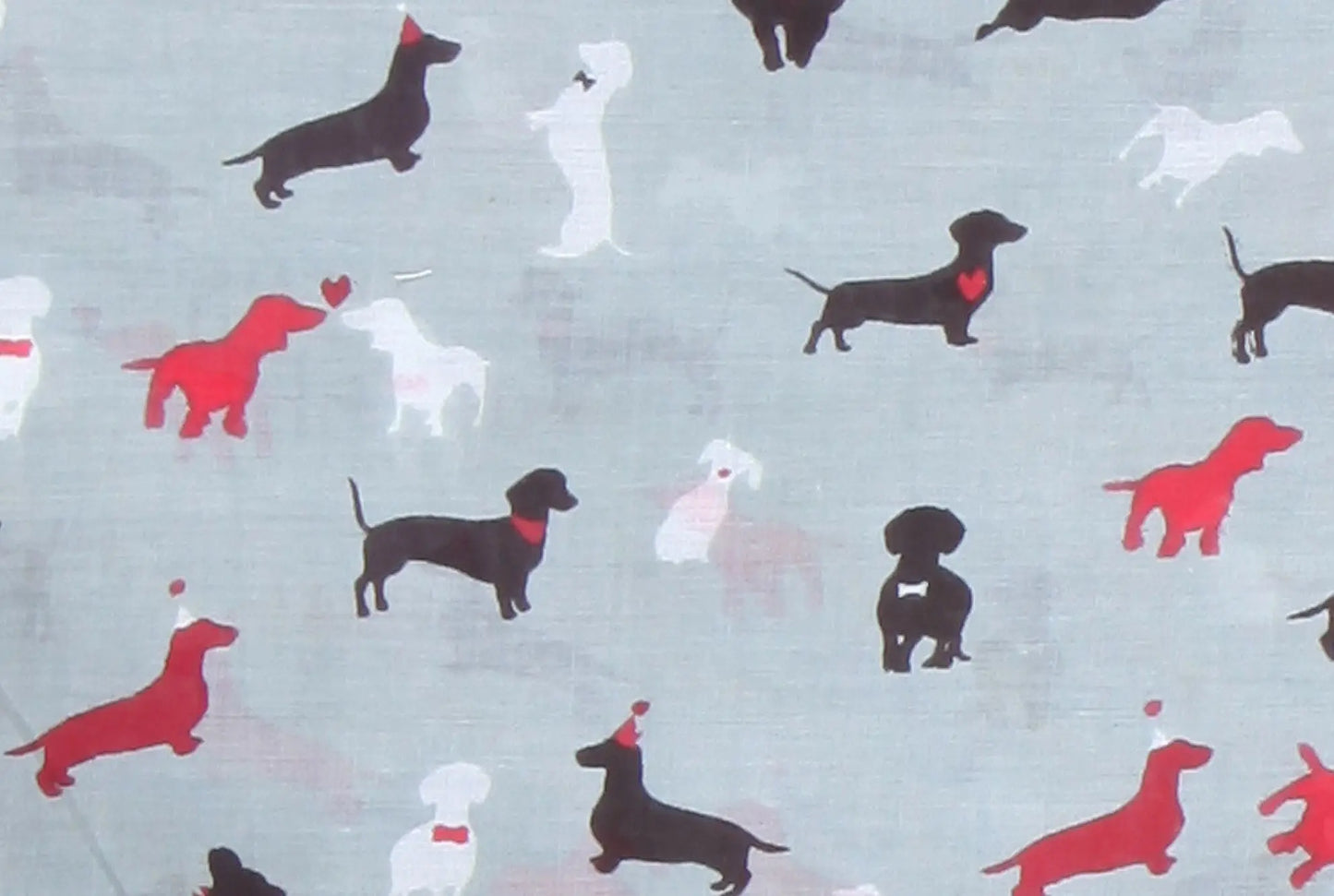 Dog Print Cotton Scarf Ocean Ray London
