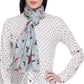 Dog Print Cotton Scarf Ocean Ray London