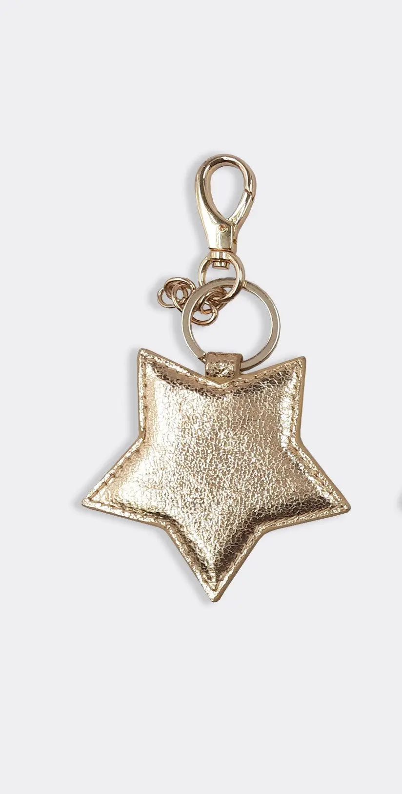 Leather star keyring - Emrald Green Ocean Ray London