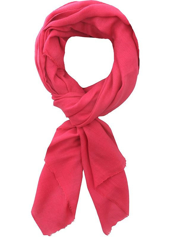 Classic Cashmere  scarf - Neon Pink Ocean Ray