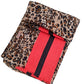 Red Stripe Leopard Print Scarf - Ocean Ray London
