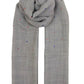 Multi Color Embroidered Dots Wool Silk Scarf Ocean Ray