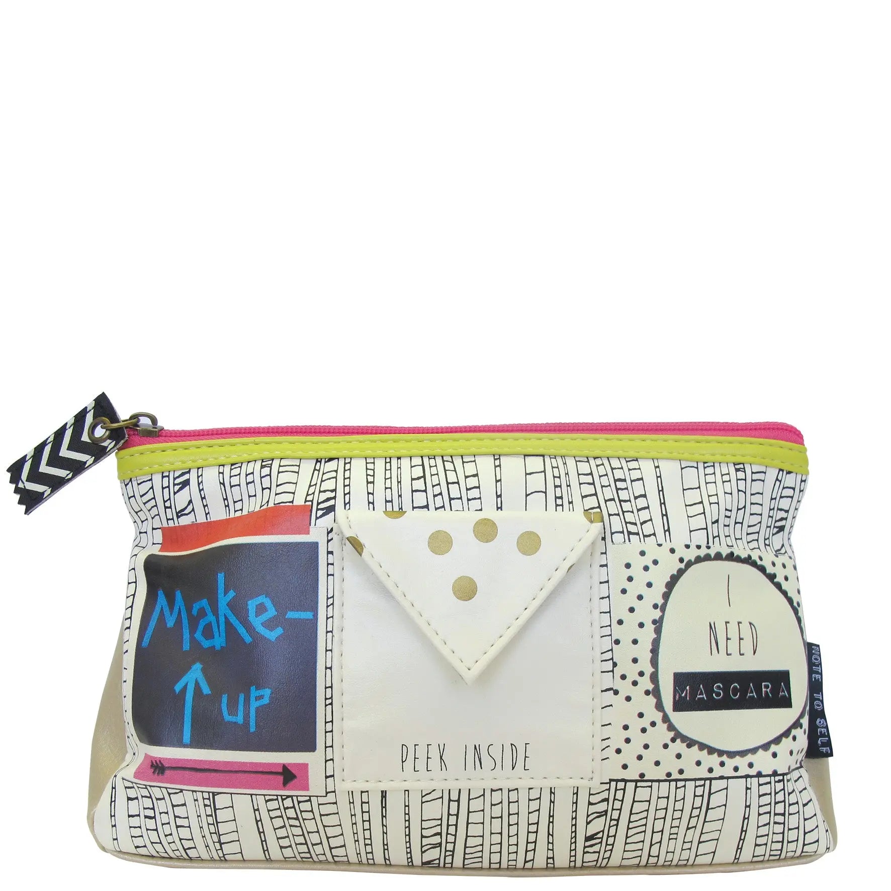 Note To Self Make Up Bag Ocean Ray London